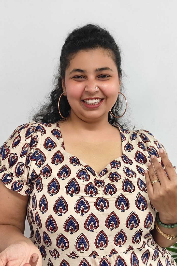 Queens Anna Blok Printed Cotton Dress