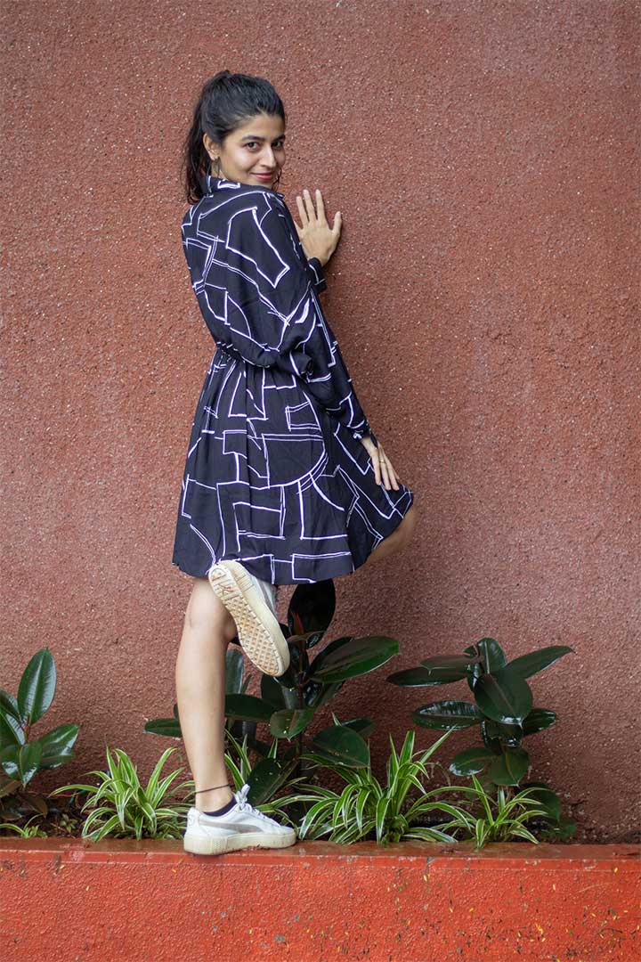 Monochrome Dress