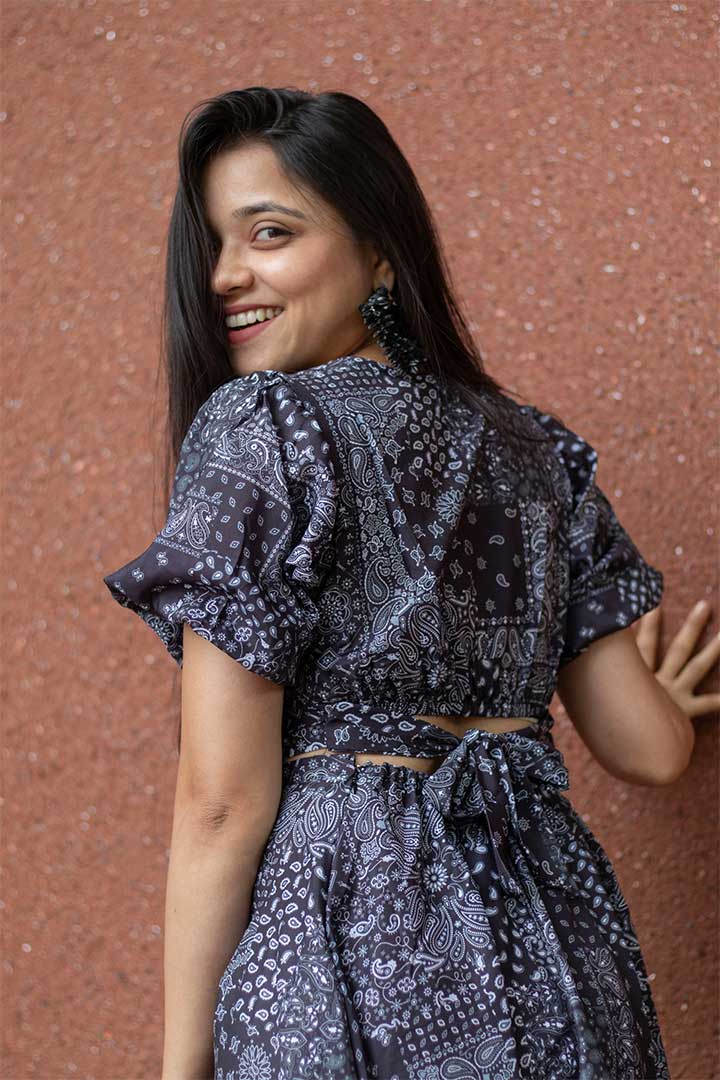 Black Pasley Cord Ser