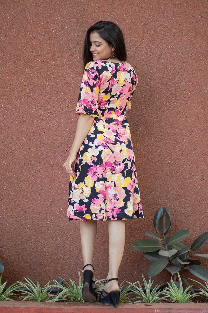Floral Rayon Dress
