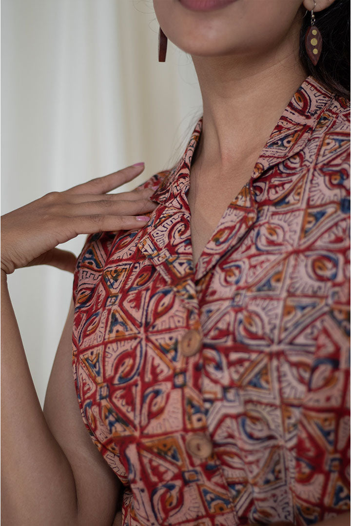 Kalamkari Cotton Cord Set