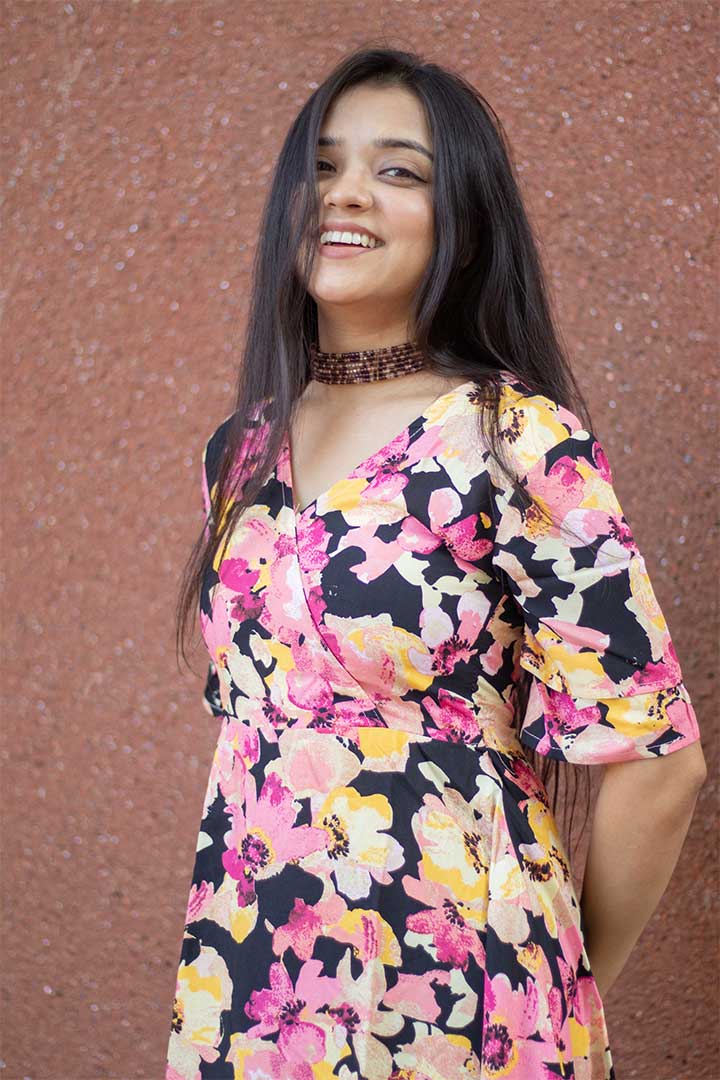 Floral Rayon Dress