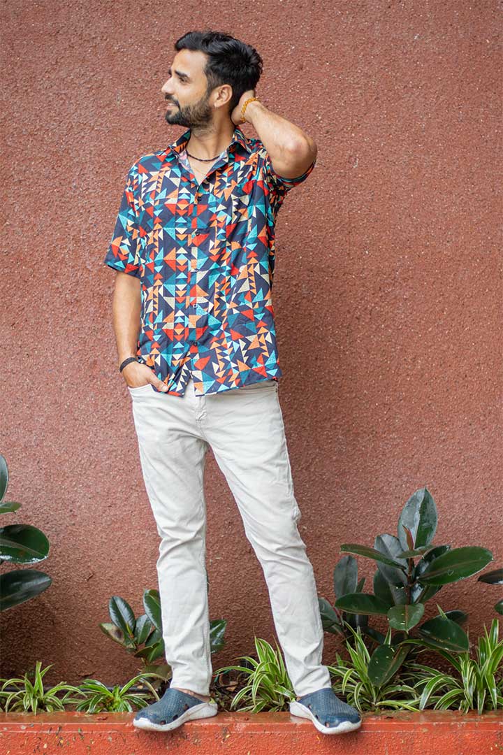 Abstract Mens Shirt