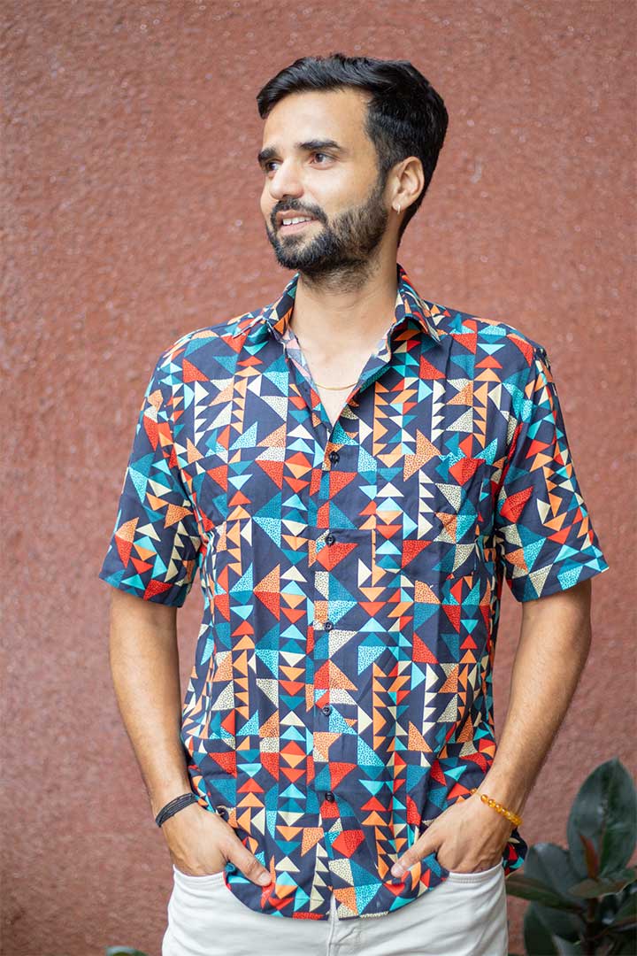 Abstract Mens Shirt