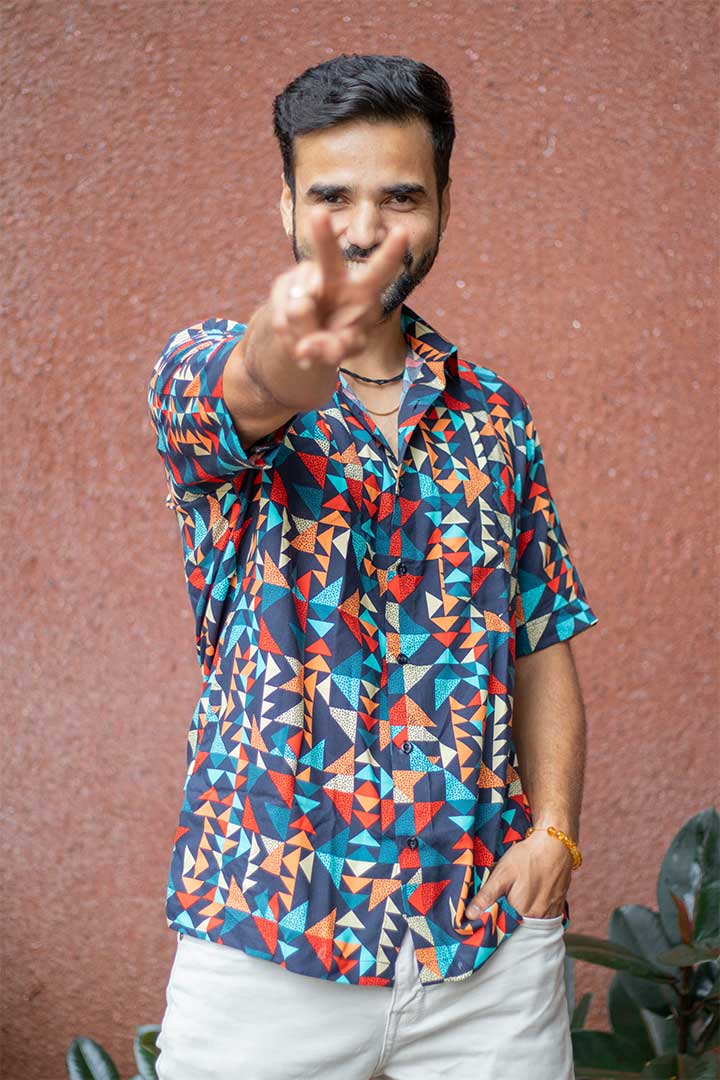Abstract Mens Shirt