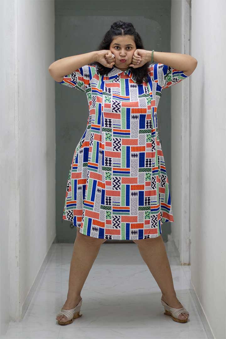 Plus Chelsea Collar Dress â KMISTRY