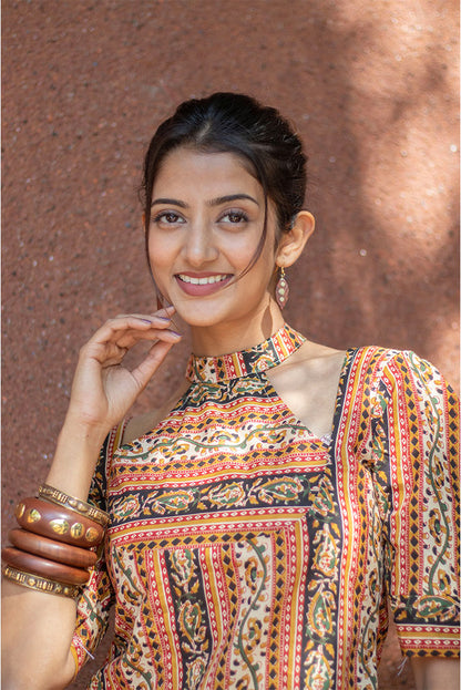 Cotton Kurti Neck Band