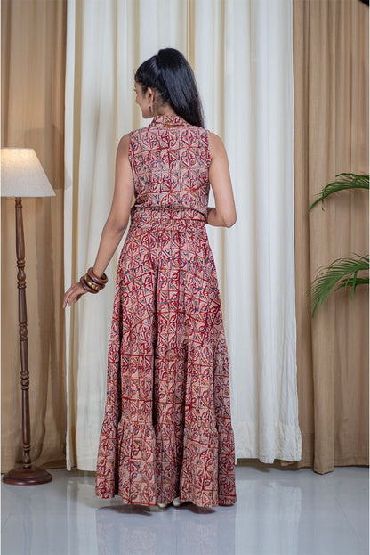 Kalamkari Cotton Cord Set