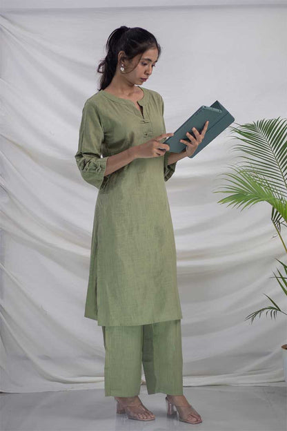 Green Cotton Office Cord Set