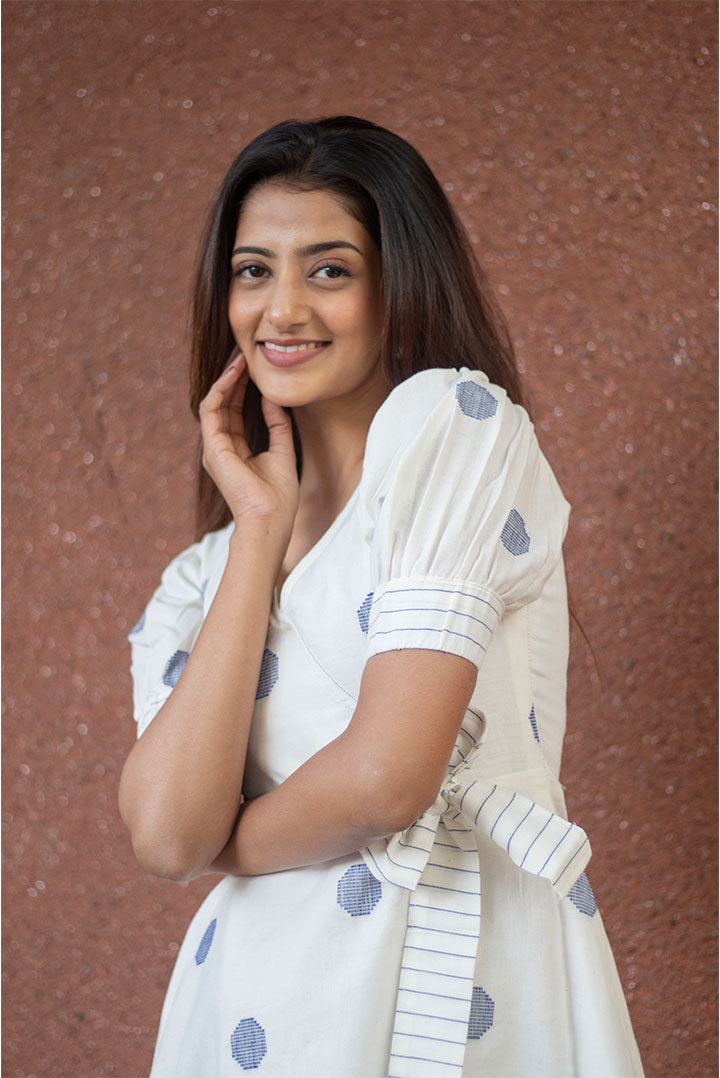 White Achklan Style Dress