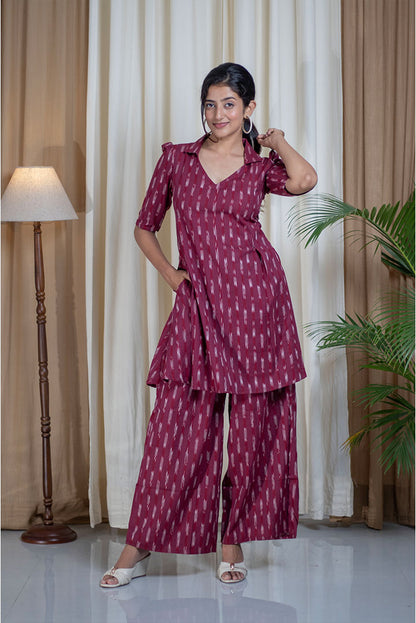 Ikhat Marron Cotton Cord Set