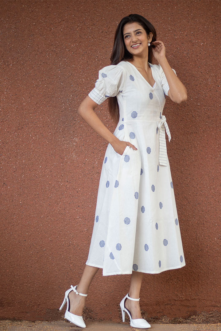 White Achklan Style Dress