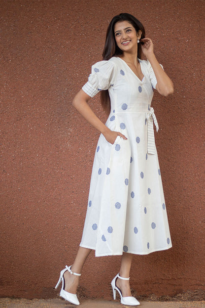 White Achklan Style Dress