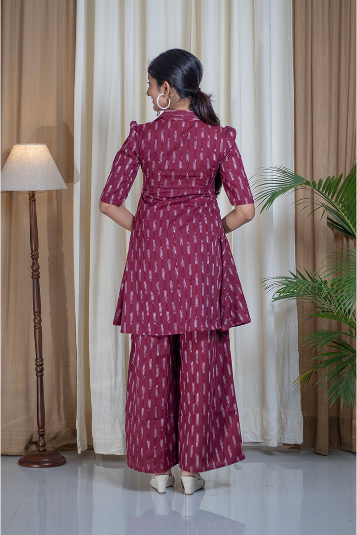 Ikhat Marron Cotton Cord Set