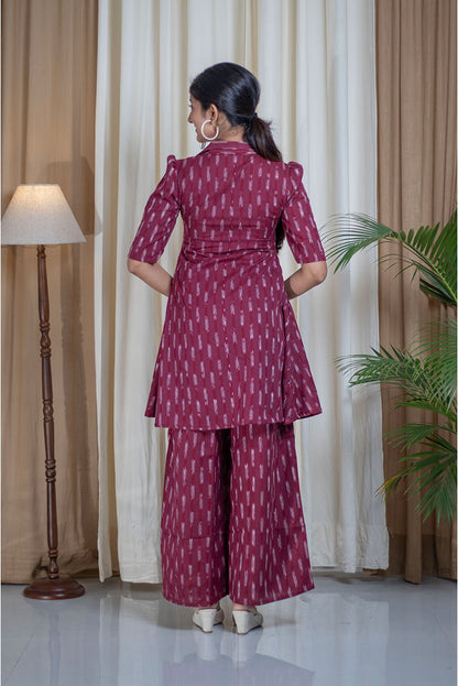 Ikhat Marron Cotton Cord Set