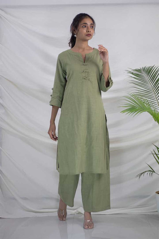 Green Cotton Office Cord Set