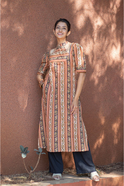 Cotton Kurti Neck Band