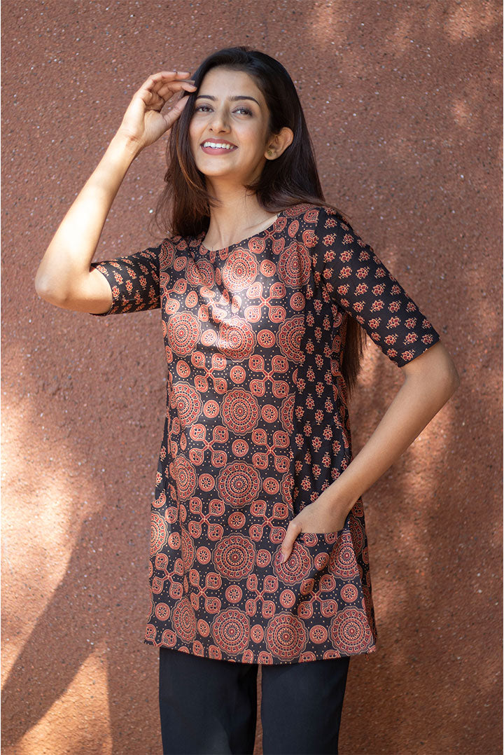 Cotton Top with front pocket