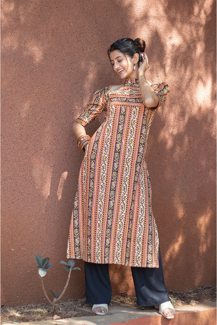 Cotton Kurti Neck Band