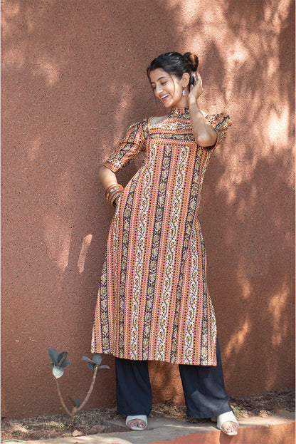 Cotton Kurti Neck Band