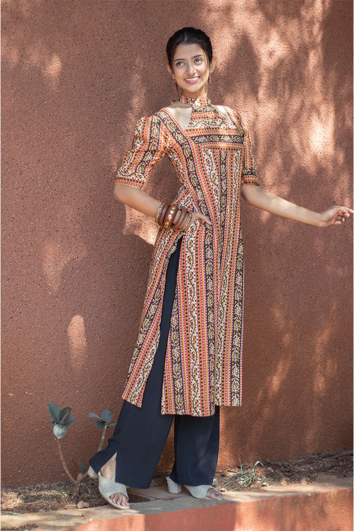 Cotton Kurti Neck Band