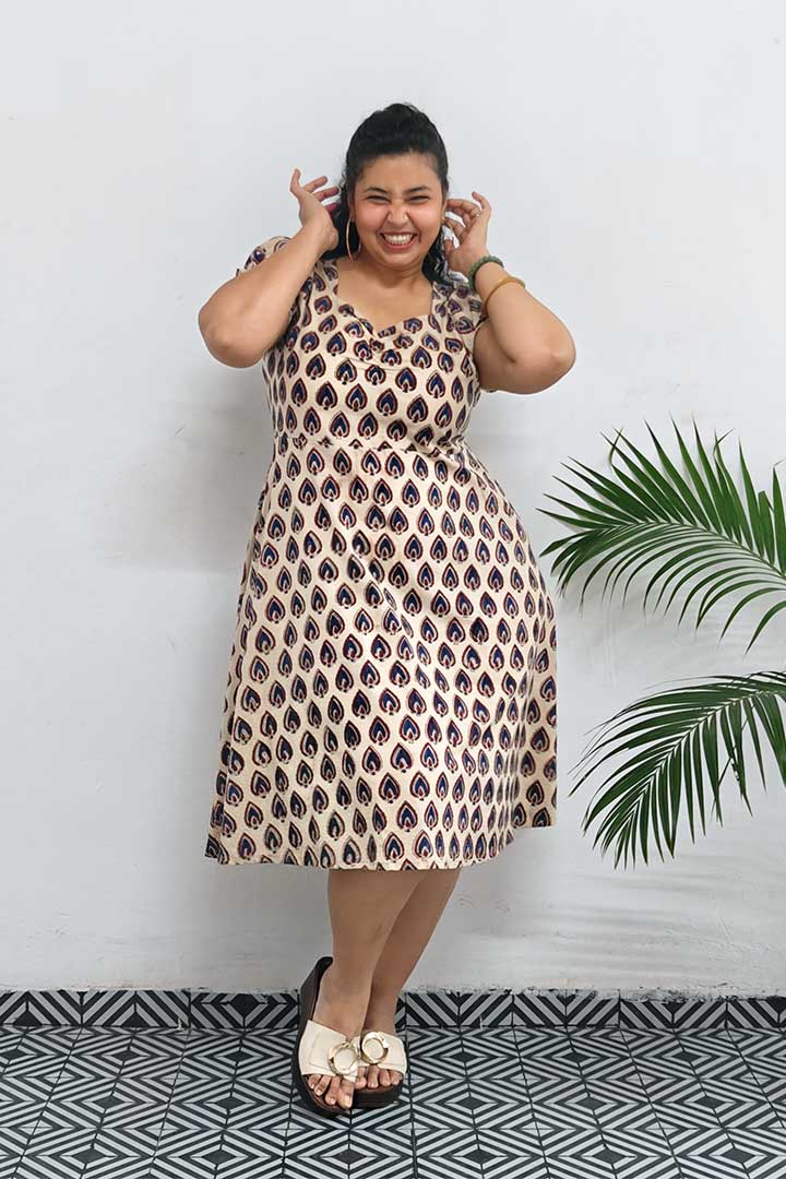 Queens Anna Blok Printed Cotton Dress