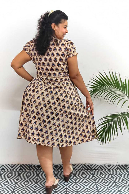 Queens Anna Blok Printed Cotton Dress