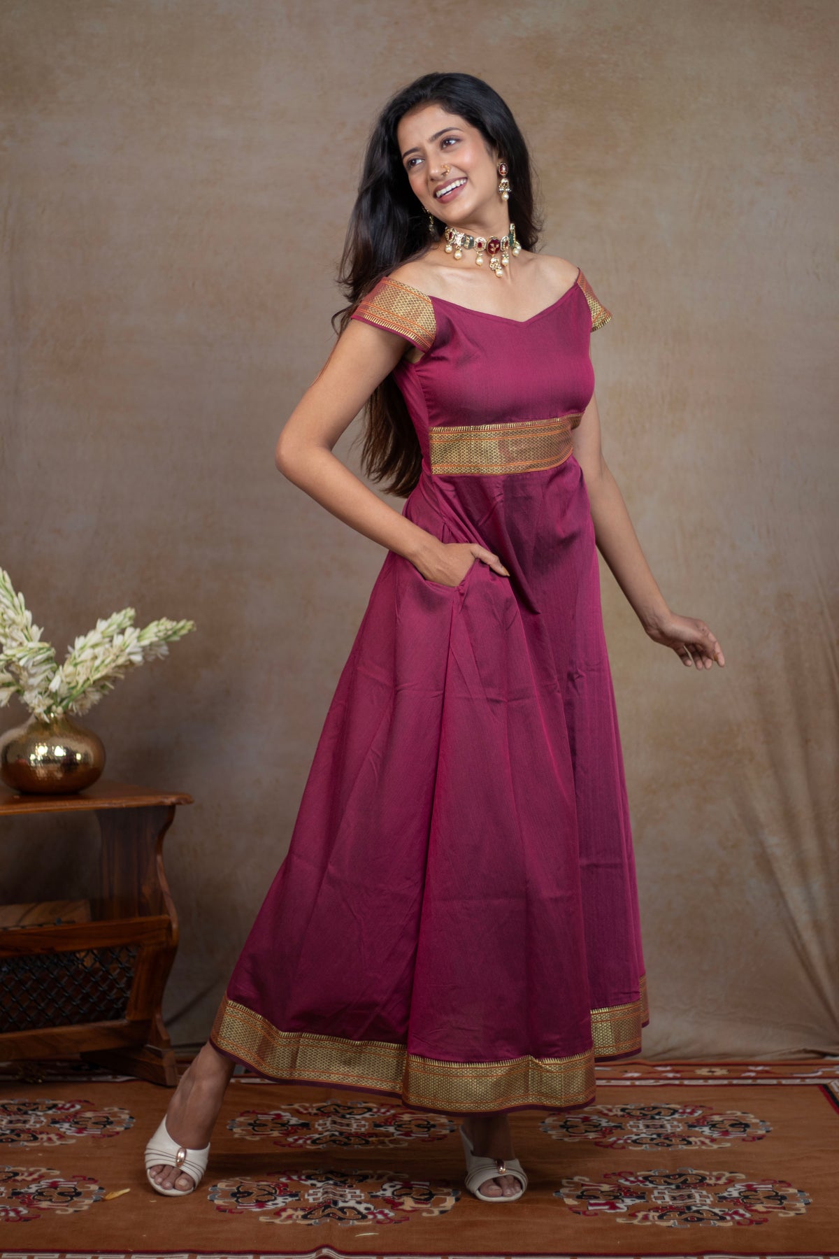 Irkal Cotton Festive Collection Dress