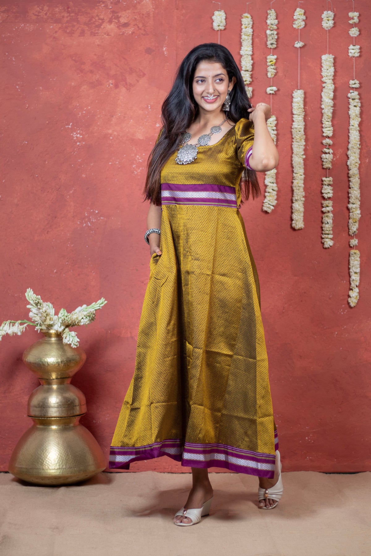 Khunn Gold Dress