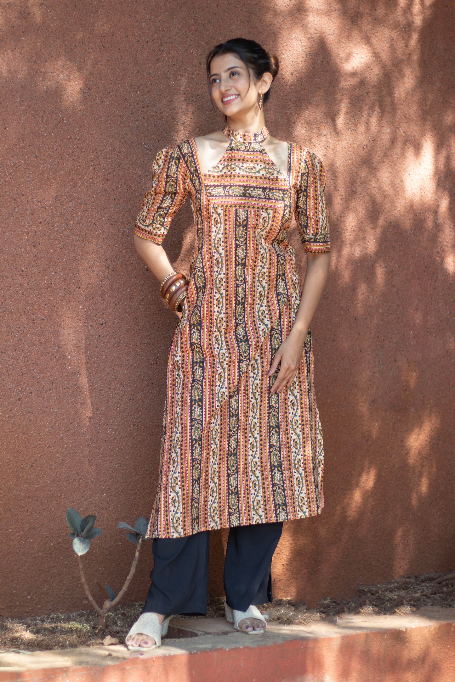 Cotton Kurti Neck Band